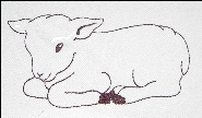 Lamb 1 Redwork