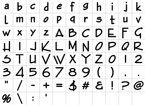Alphabet 14 Full Font
