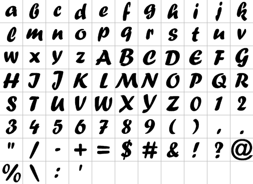 Alphabet 15 Full Font