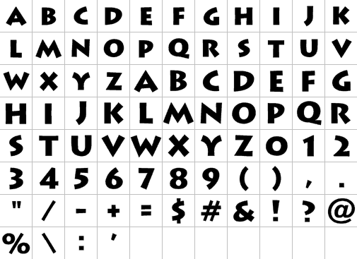 Alphabet 20 Whole Alphabet Sample