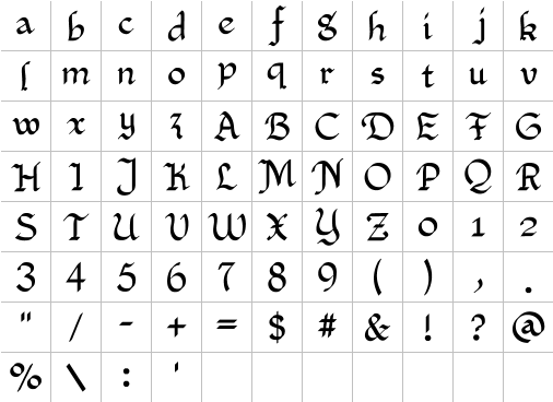 Alphabet 33 Full Font