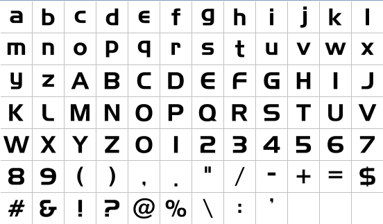 Alphabet 35 Full Font