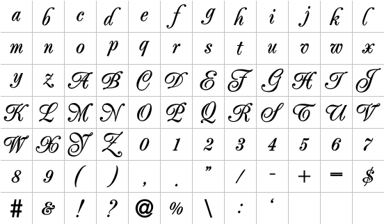 Alphabet 38 Full Font